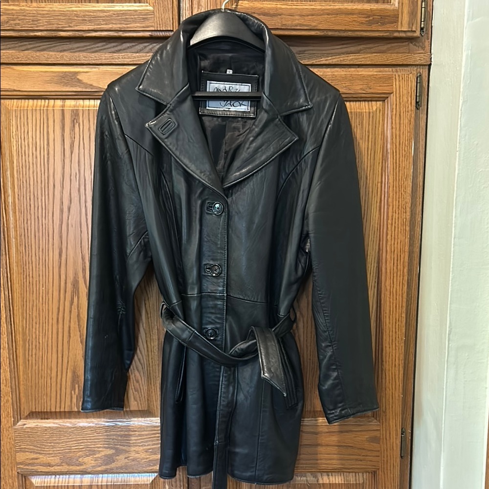 Women's Black Leather Jacket